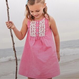 Matilda Jane Dazzling Dream pink linen dress